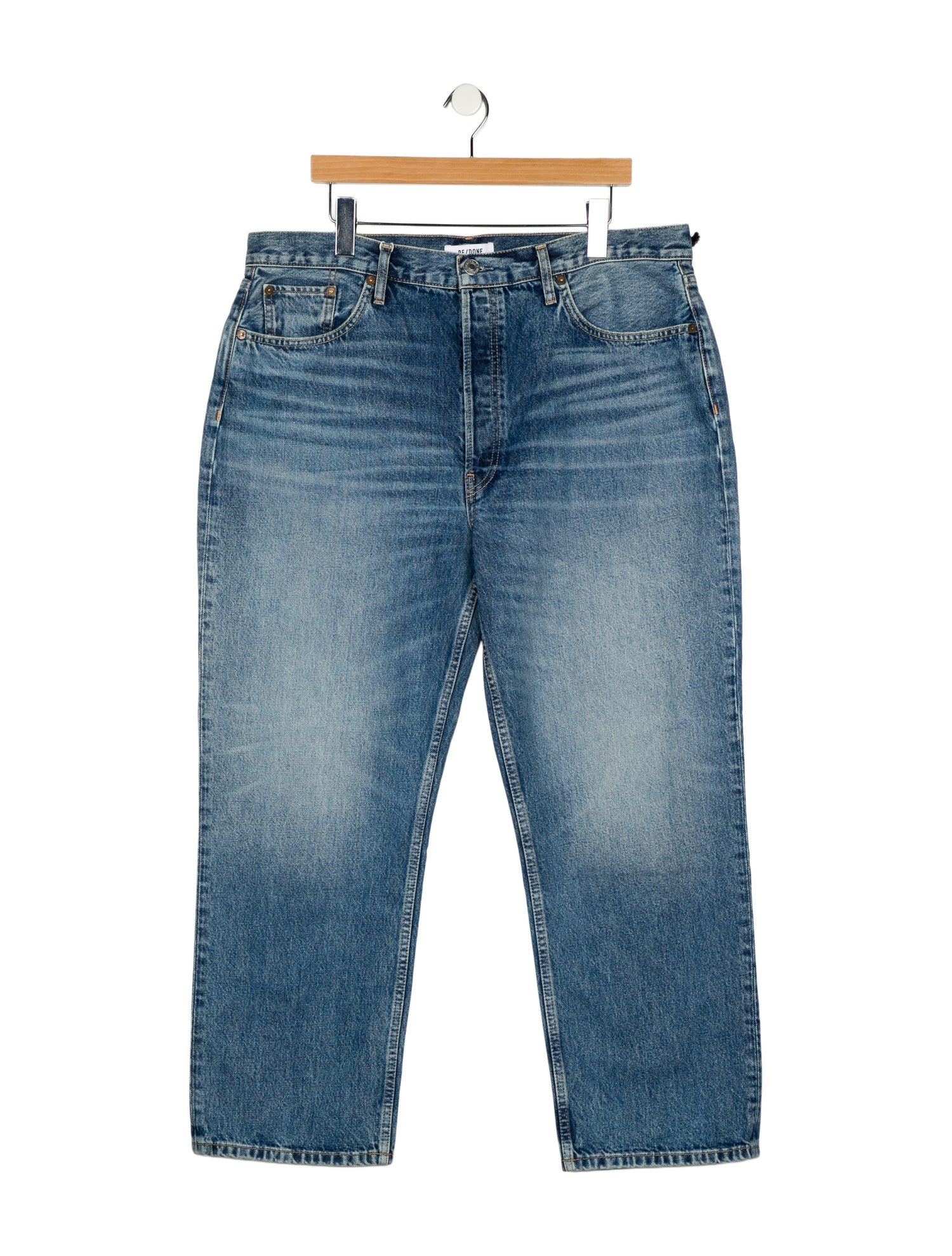 RE/DONE High-Rise Wide Leg Jeans w/ Tags