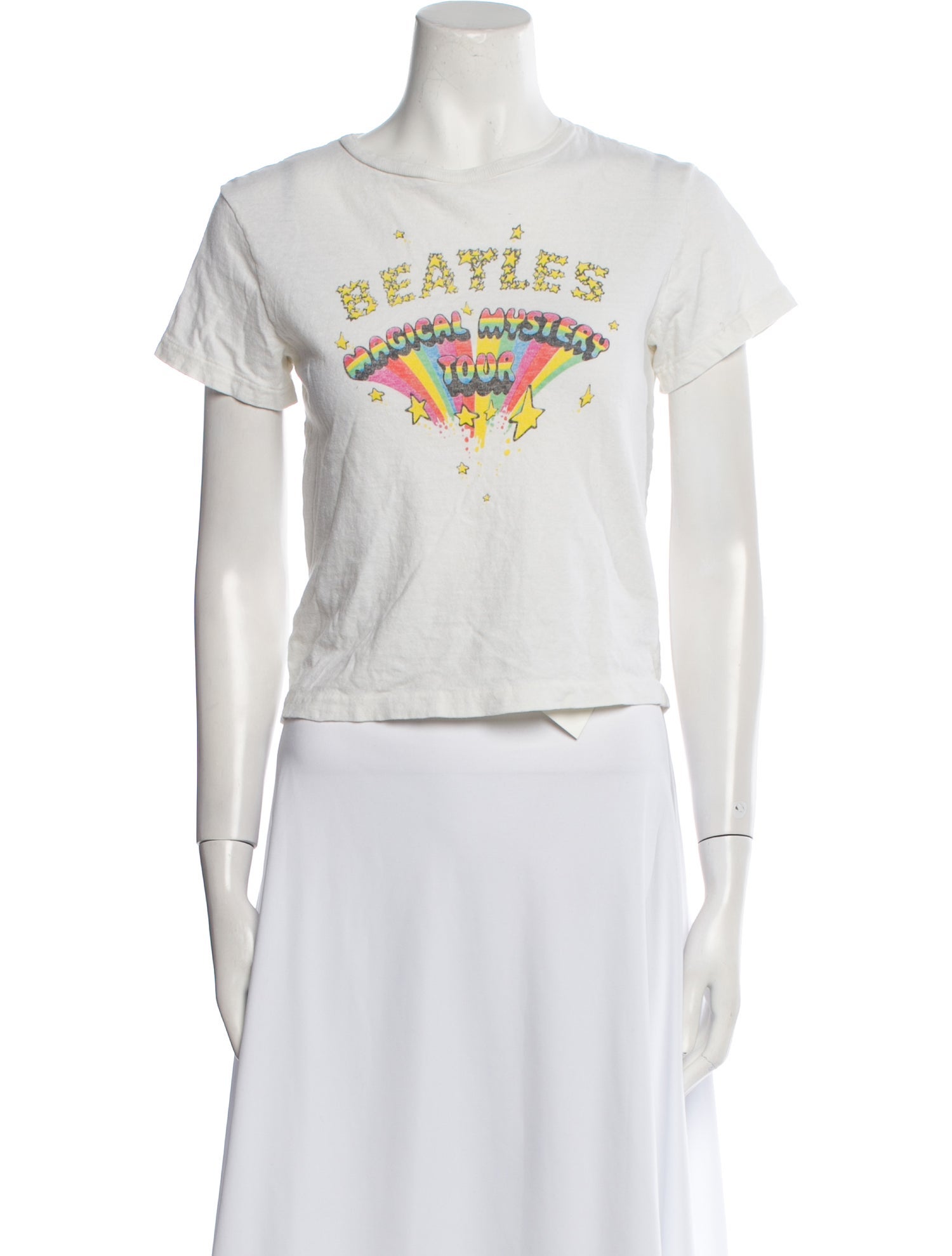 RE/DONE Graphic Print Crew Neck T-Shirt