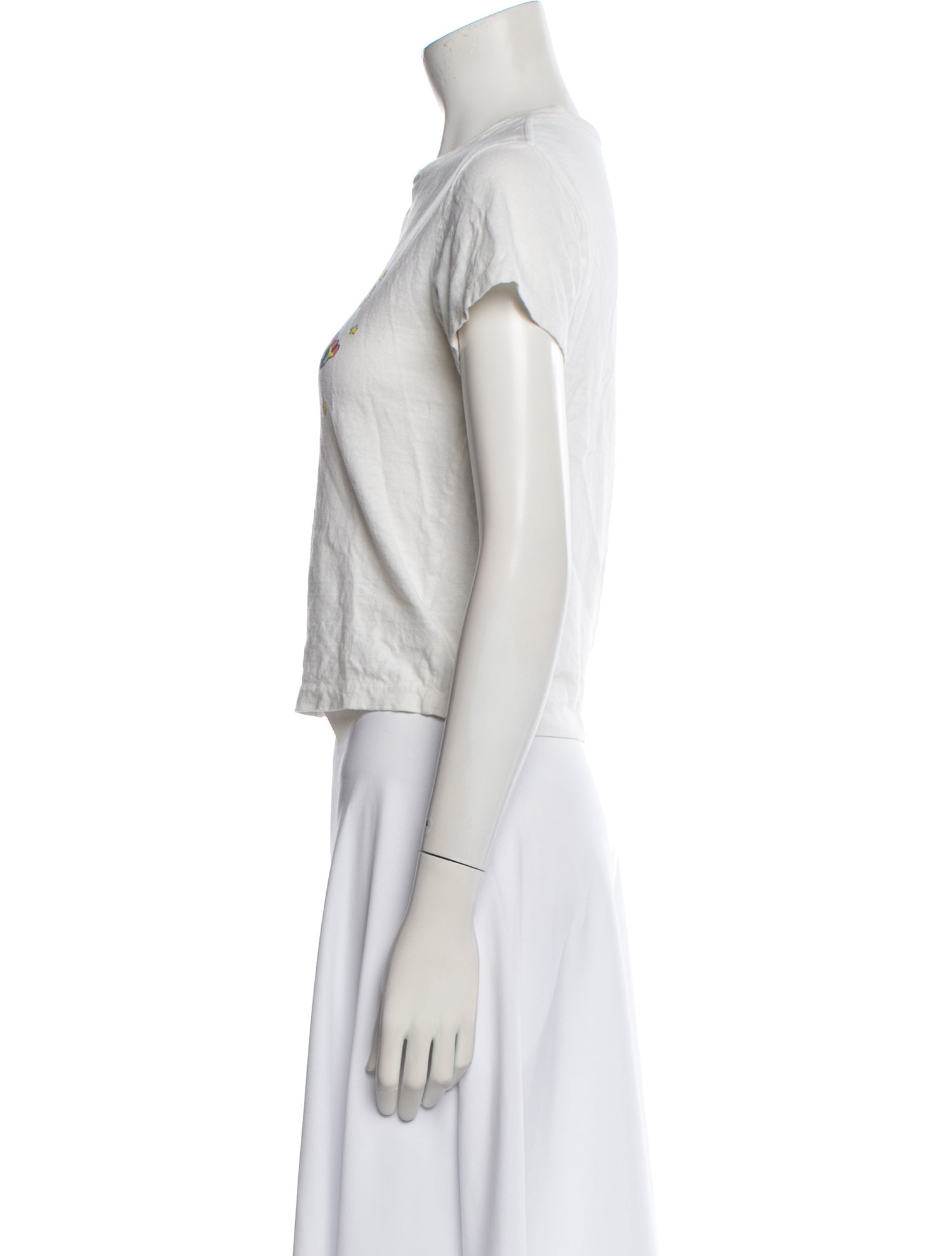 RE/DONE Graphic Print Crew Neck T-Shirt