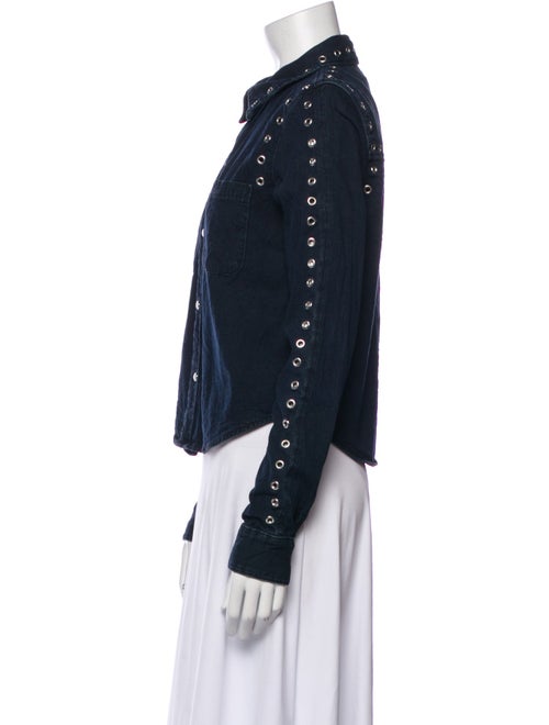 RE/DONE Long Sleeve Button-Up Top