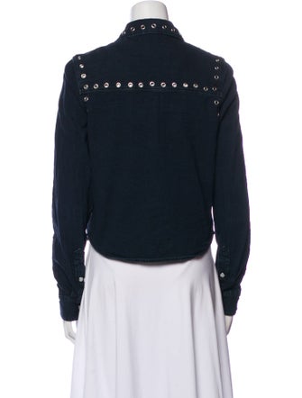 RE/DONE Long Sleeve Button-Up Top