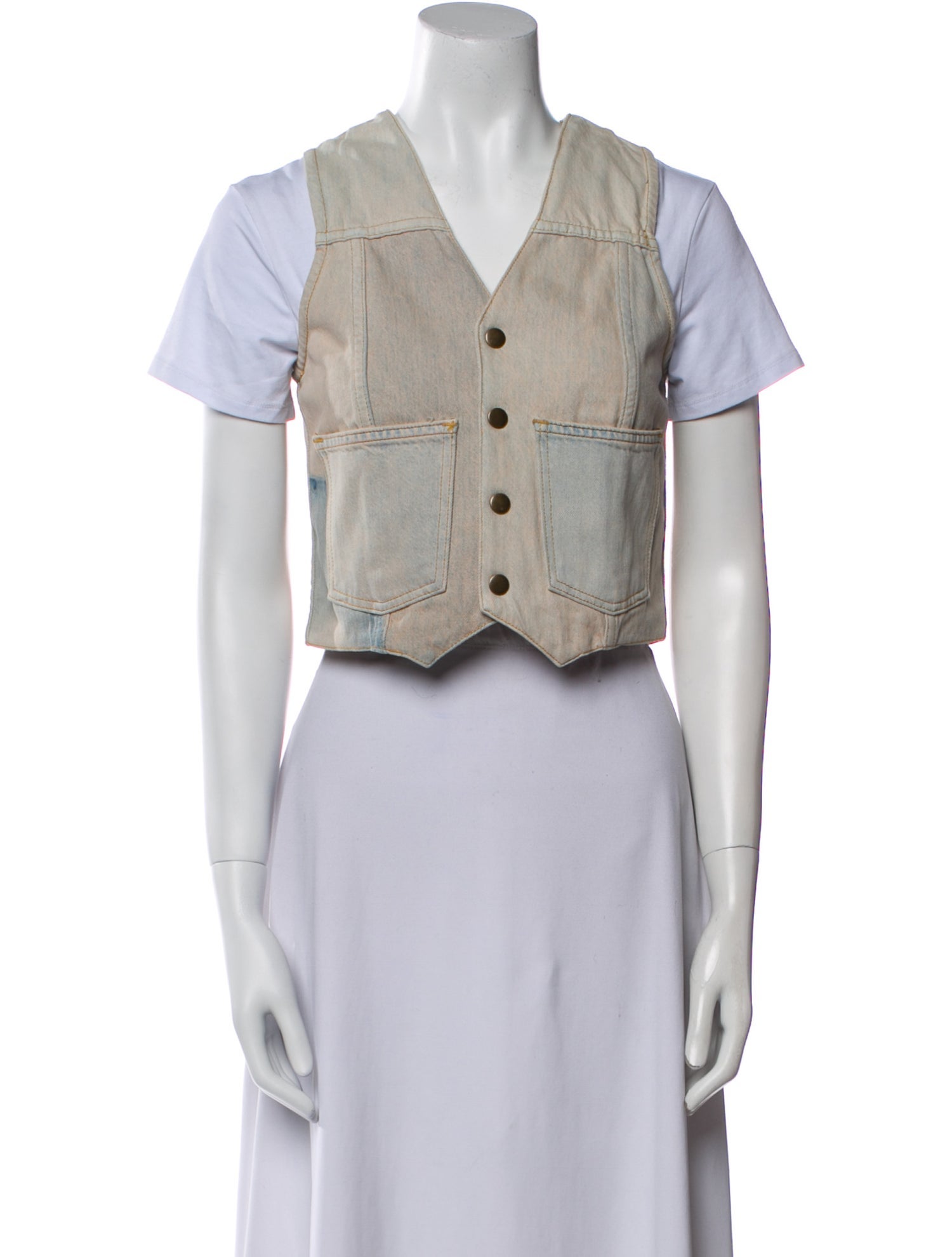 RE/DONE Striped Vest w/ Tags