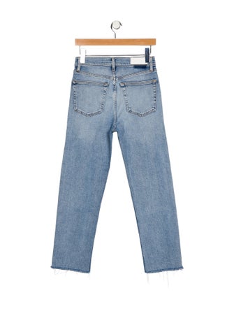 RE/DONE Mid-Rise Straight Leg Jeans