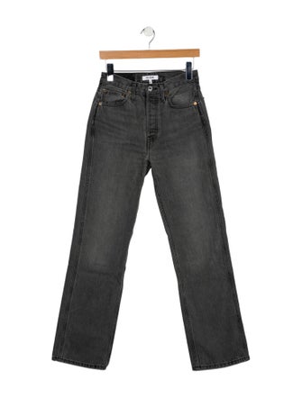 RE/DONE High-Rise Wide Leg Jeans