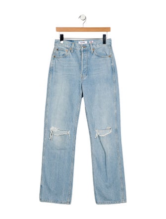 RE/DONE High-Rise Wide Leg Jeans