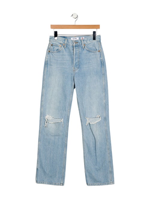 RE/DONE High-Rise Wide Leg Jeans