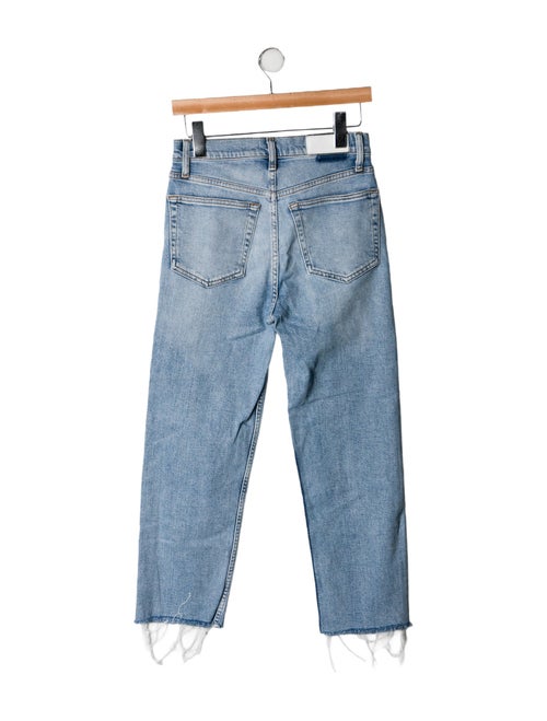 RE/DONE High-Rise Straight Leg Jeans