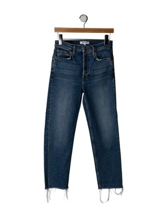 RE/DONE Mid-Rise Straight Leg Jeans