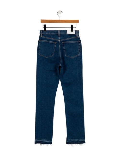 RE/DONE High-Rise Straight Leg Jeans