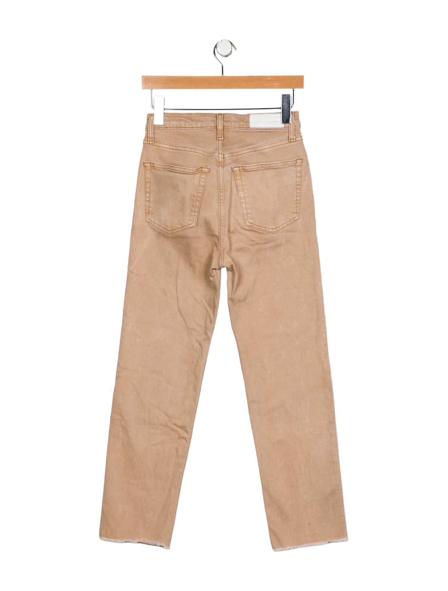 RE/DONE High-Rise Straight Leg Jeans