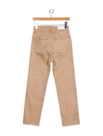 RE/DONE High-Rise Straight Leg Jeans