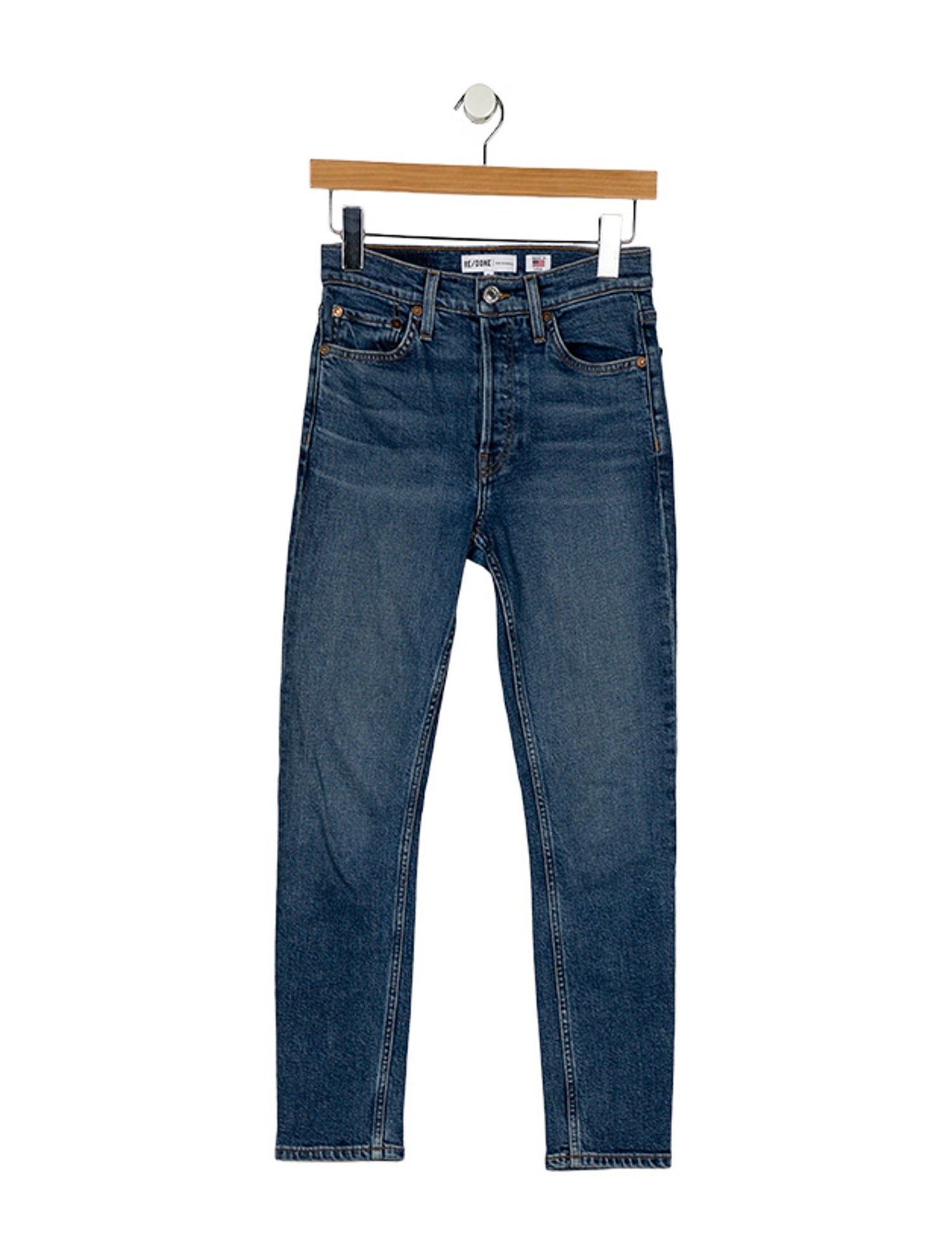 RE/DONE Mid-Rise Skinny Leg Jeans