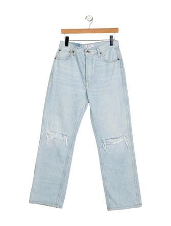 RE/DONE High-Rise Wide Leg Jeans