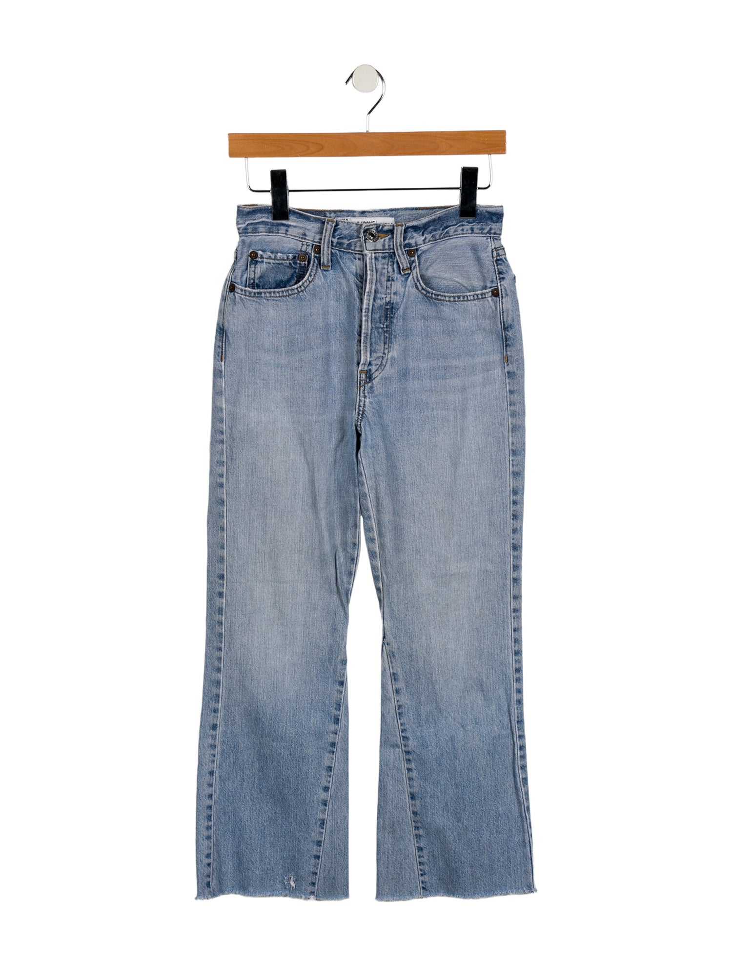 RE/DONE Mid-Rise Wide Leg Jeans