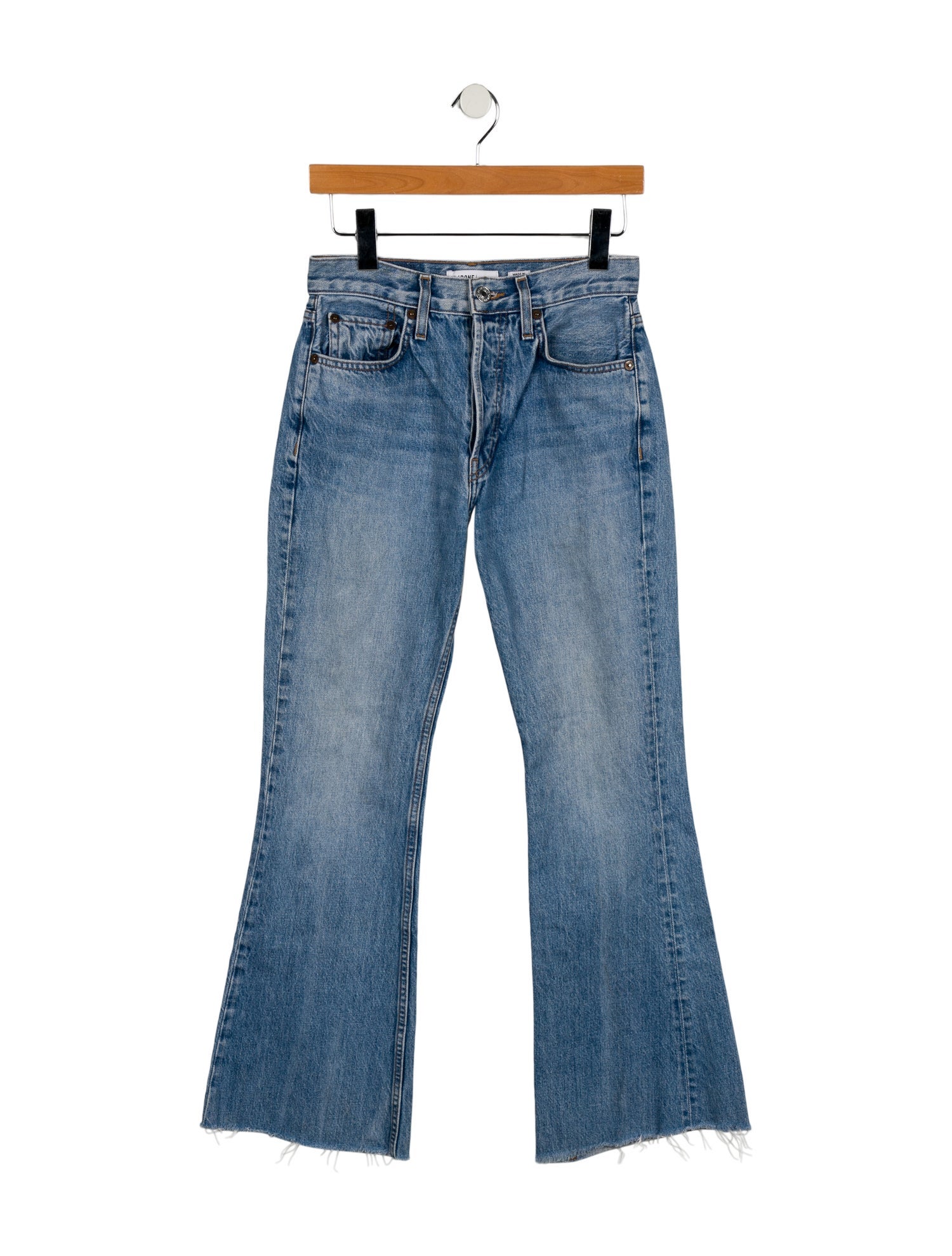 RE/DONE Mid-Rise Wide Leg Jeans