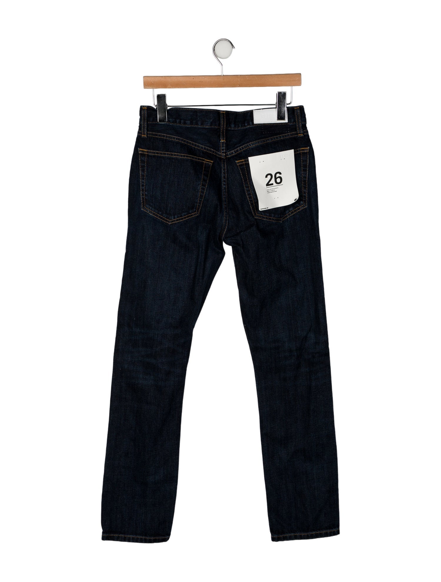 RE/DONE Mid-Rise Straight Leg Jeans