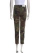 RE/DONE Camouflage Print Skinny Leg Pants