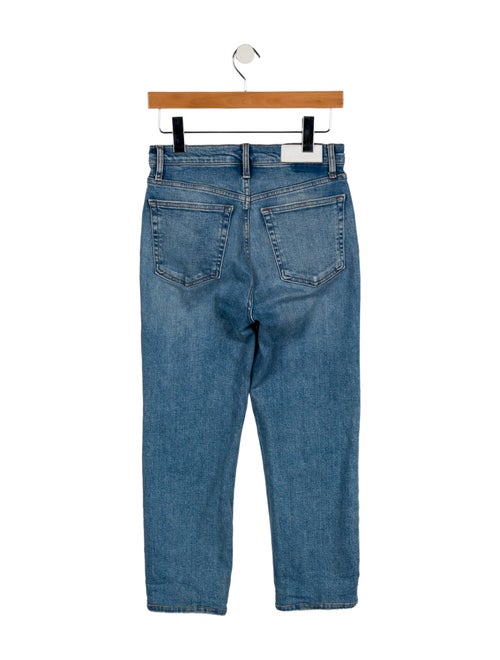 RE/DONE High-Rise Straight Leg Jeans