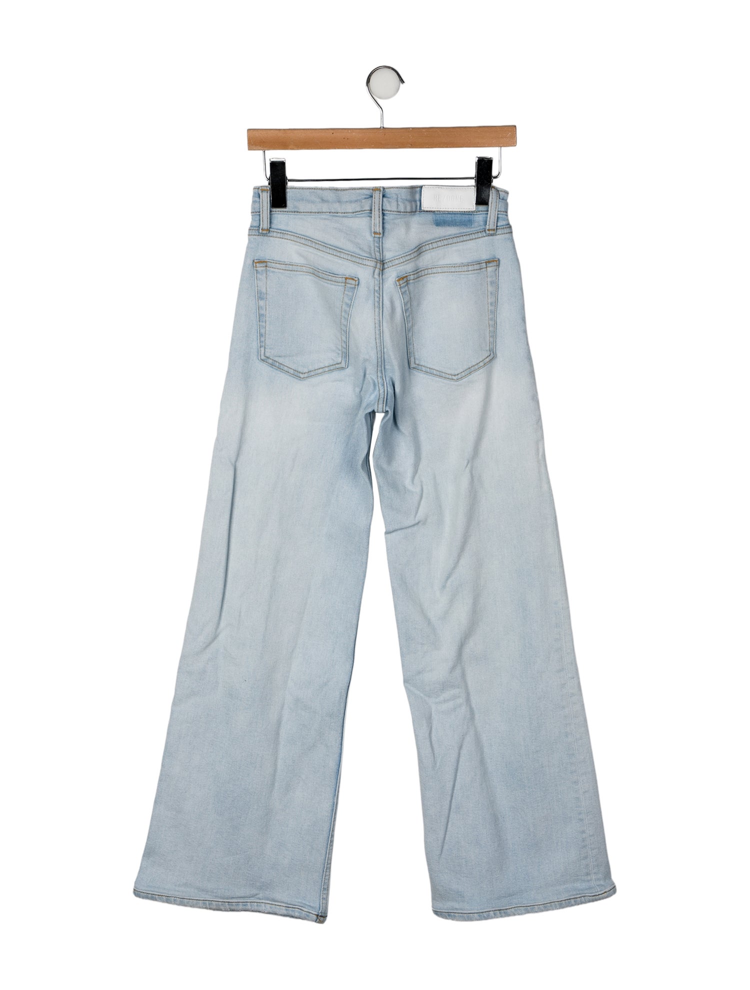 RE/DONE Mid-Rise Wide Leg Jeans