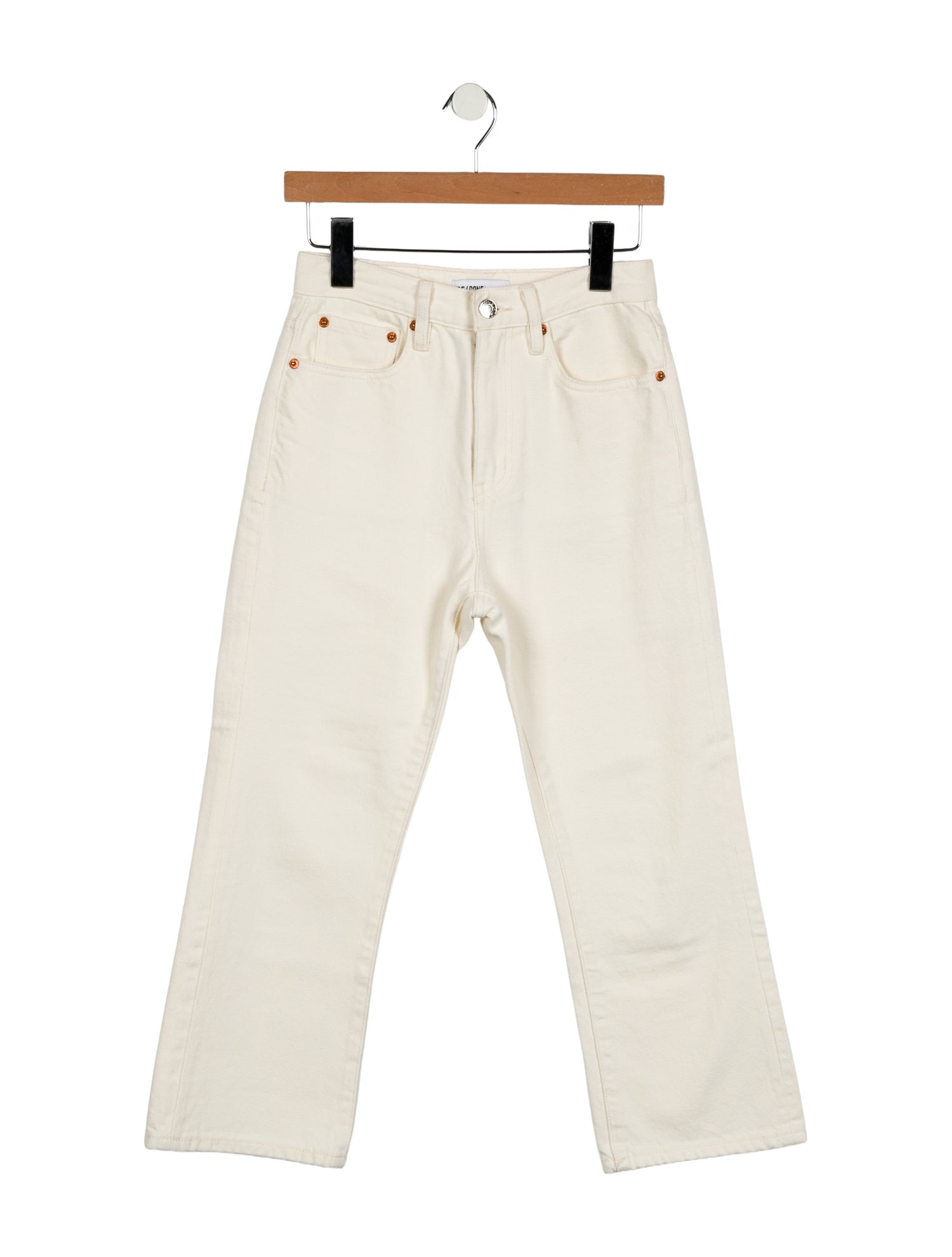 RE/DONE High-Rise Straight Leg Jeans
