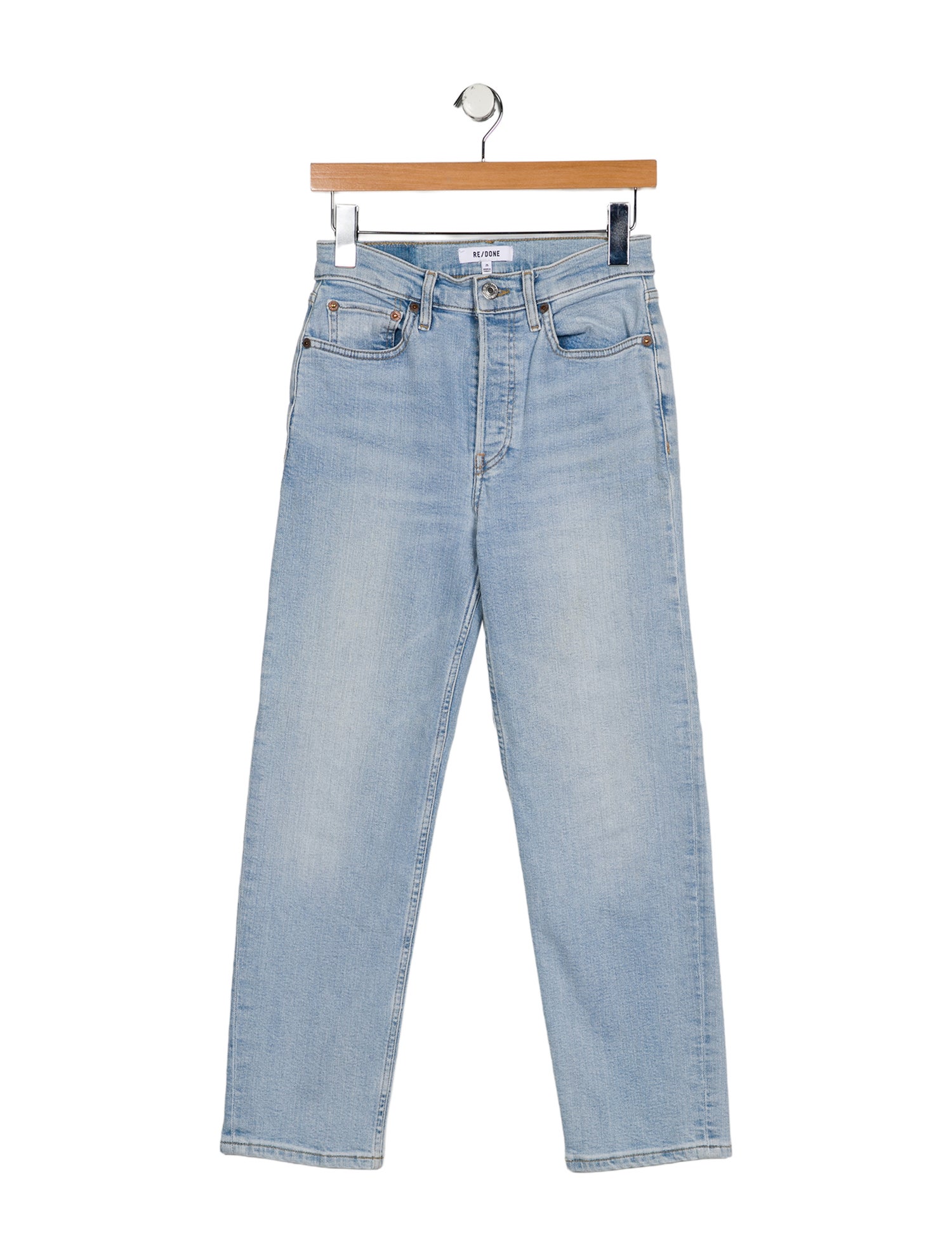 RE/DONE Mid-Rise Straight Leg Jeans