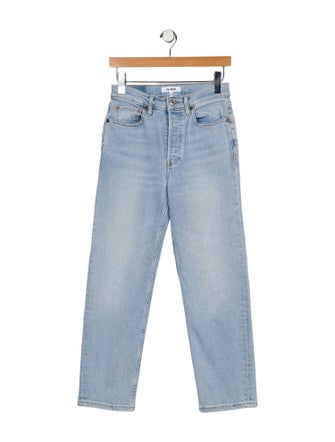 RE/DONE Mid-Rise Straight Leg Jeans