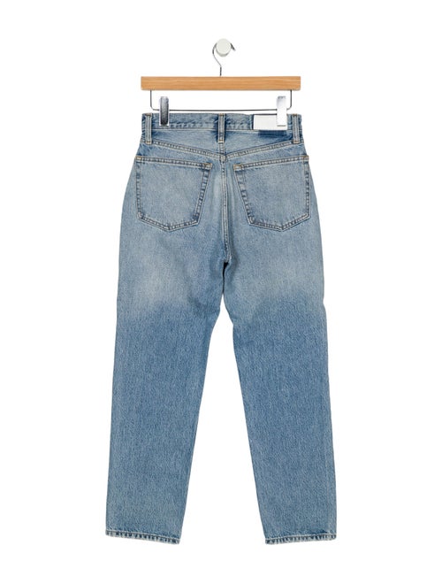 RE/DONE High-Rise Straight Leg Jeans