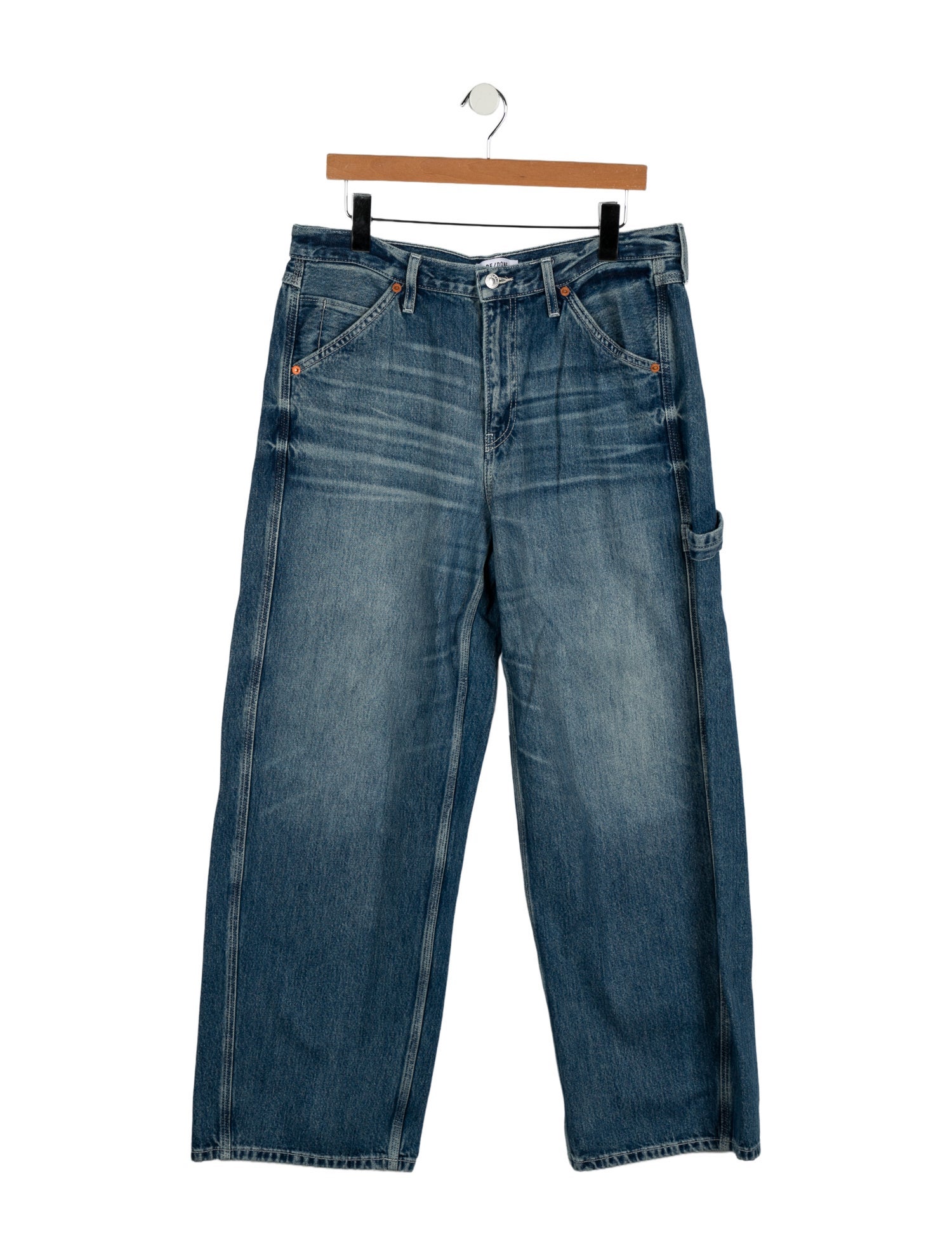 RE/DONE High-Rise Wide Leg Jeans