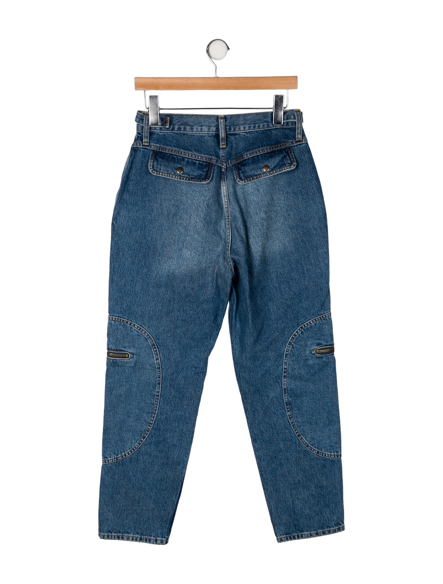 RE/DONE High-Rise Straight Leg Jeans