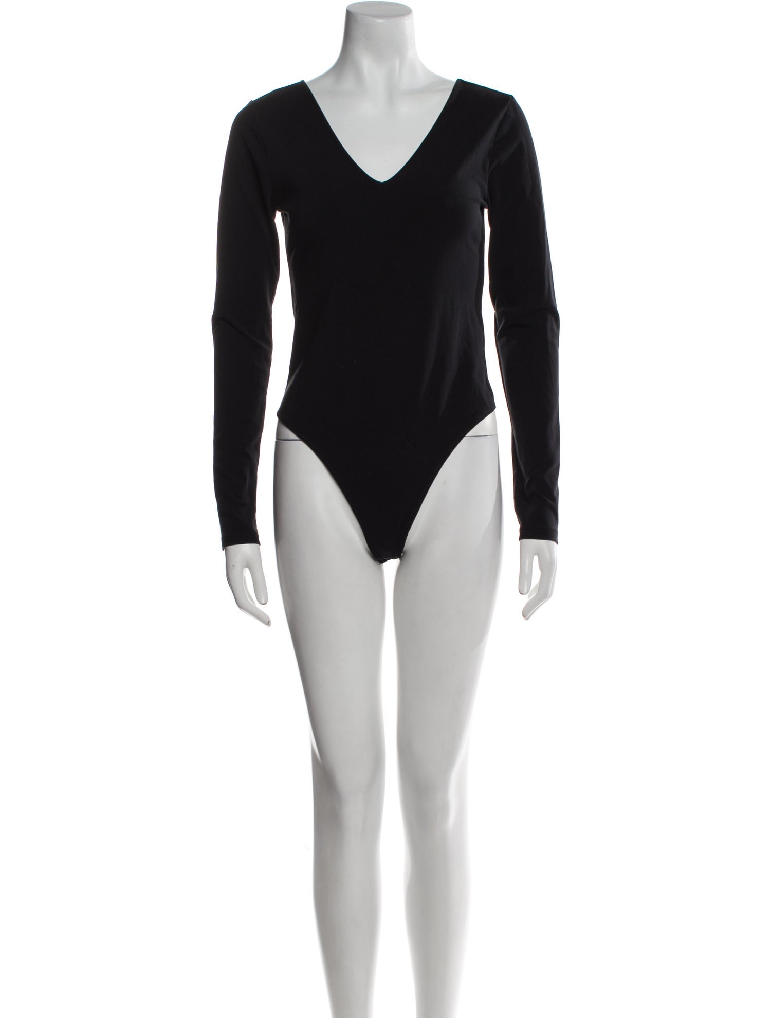 RE/DONE V-Neck Long Sleeve Bodysuit