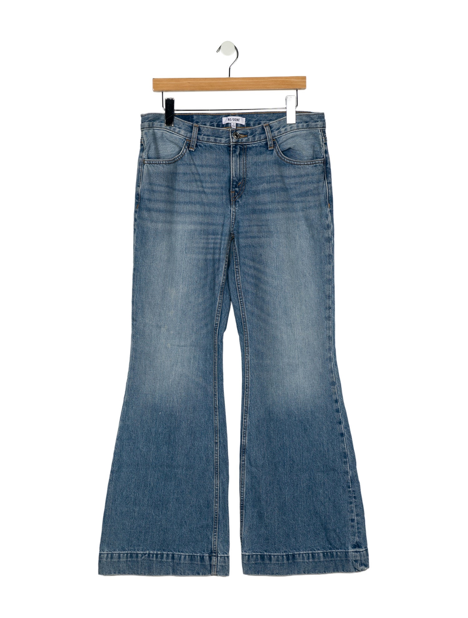 RE/DONE High-Rise Flared Jeans