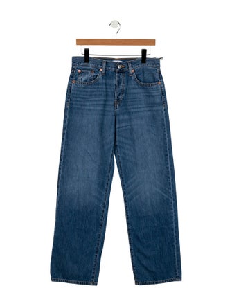 RE/DONE Mid-Rise Wide Leg Jeans
