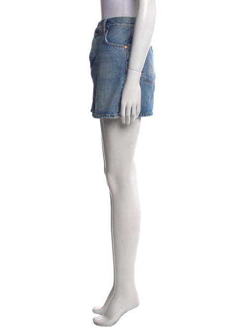 RE/DONE Raw-Edge Trim Mini Skirt