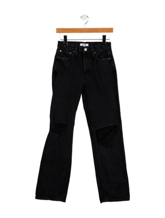 RE/DONE Mid-Rise Straight Leg Jeans