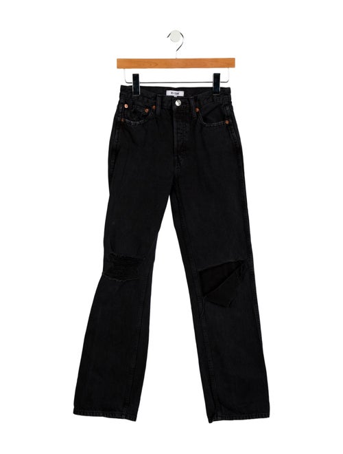 RE/DONE Mid-Rise Straight Leg Jeans