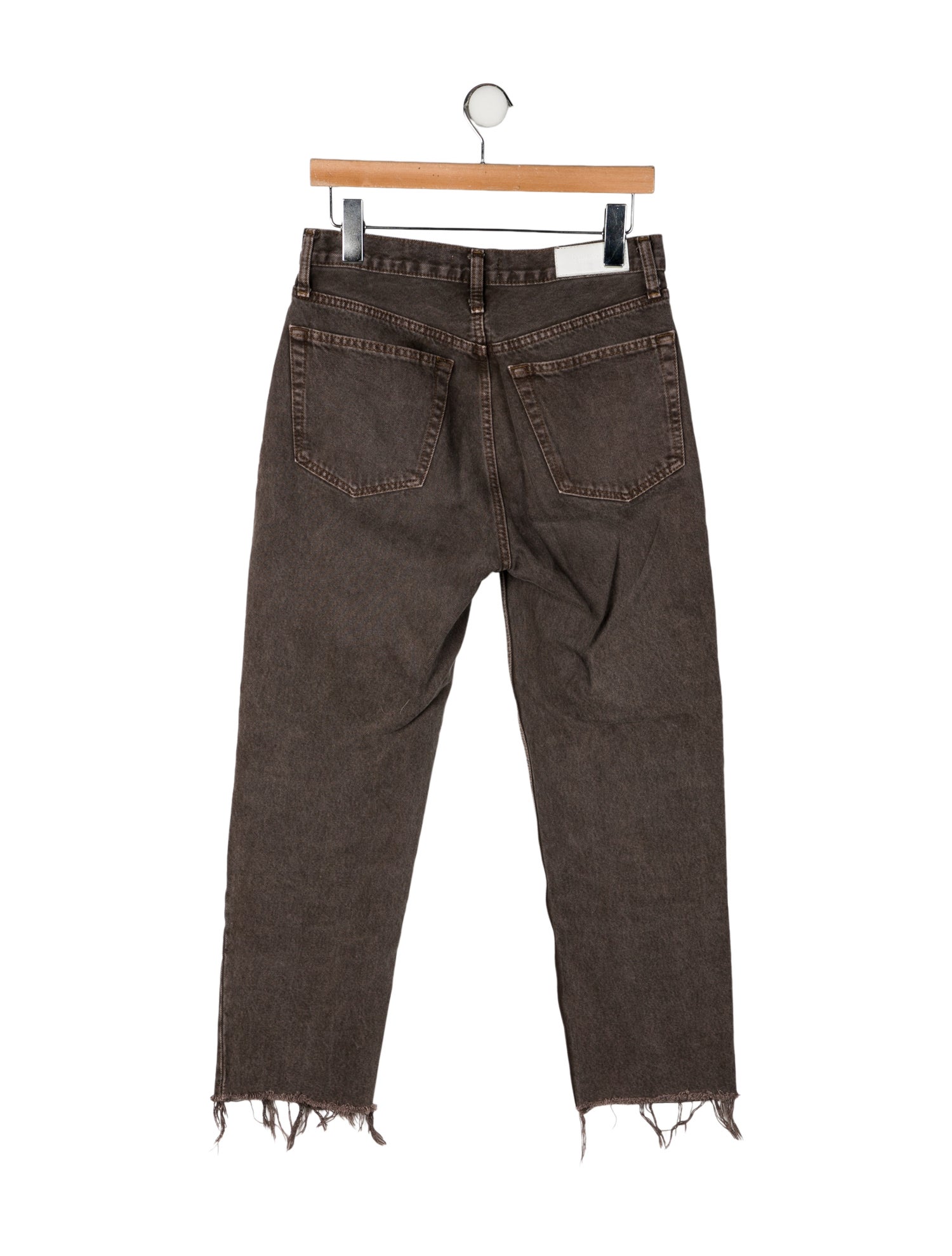 RE/DONE High-Rise Straight Leg Jeans