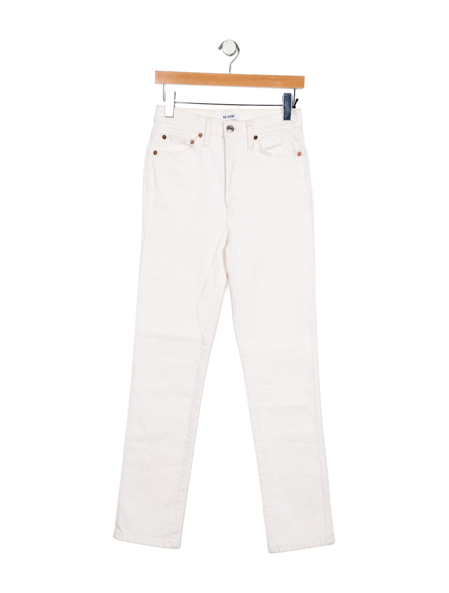 RE/DONE High-Rise Straight Leg Jeans w/ Tags