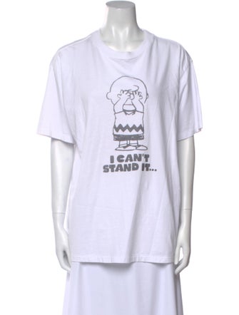 RE/DONE Graphic Print Crew Neck T-Shirt