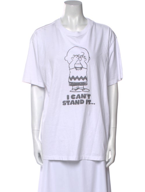 RE/DONE Graphic Print Crew Neck T-Shirt