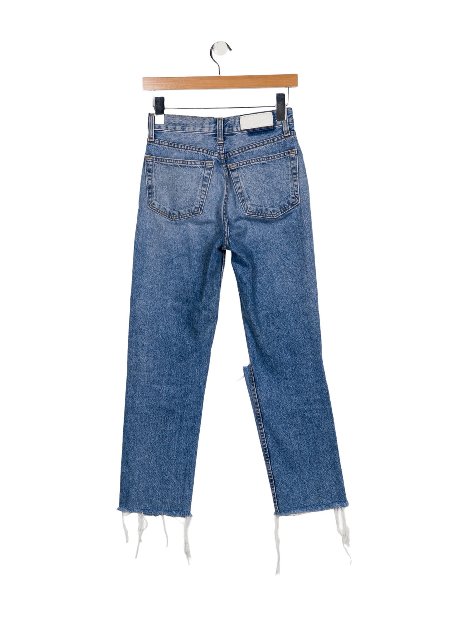 RE/DONE Mid-Rise Straight Leg Jeans