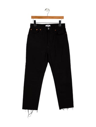 RE/DONE High-Rise Straight Leg Jeans