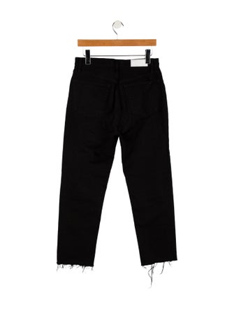 RE/DONE High-Rise Straight Leg Jeans