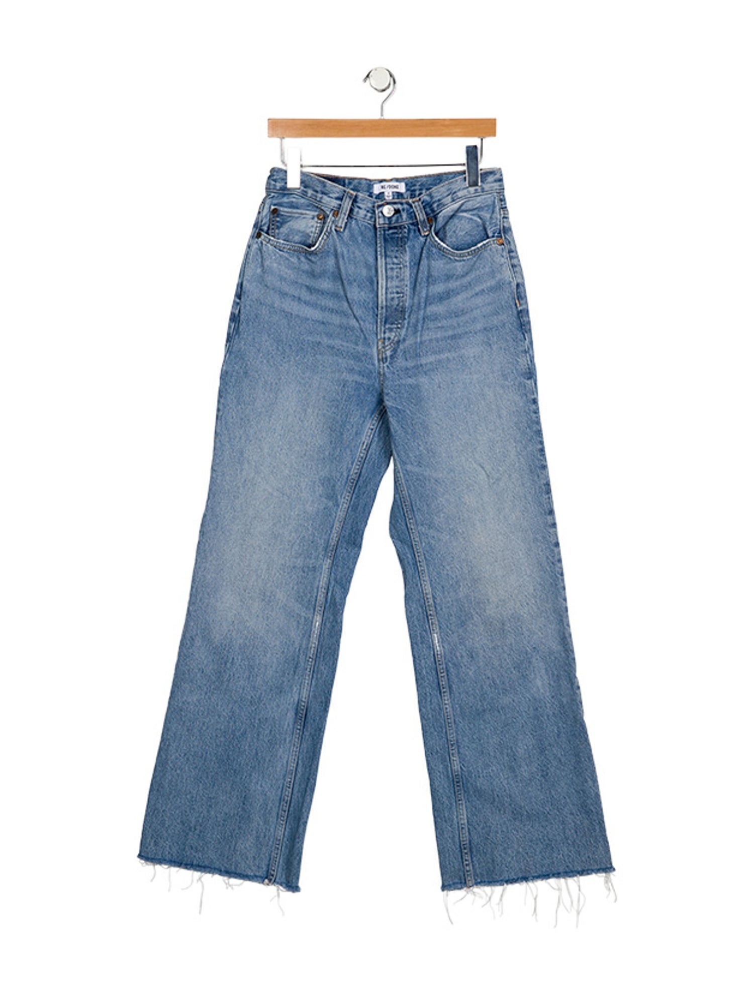 RE/DONE High-Rise Wide Leg Jeans
