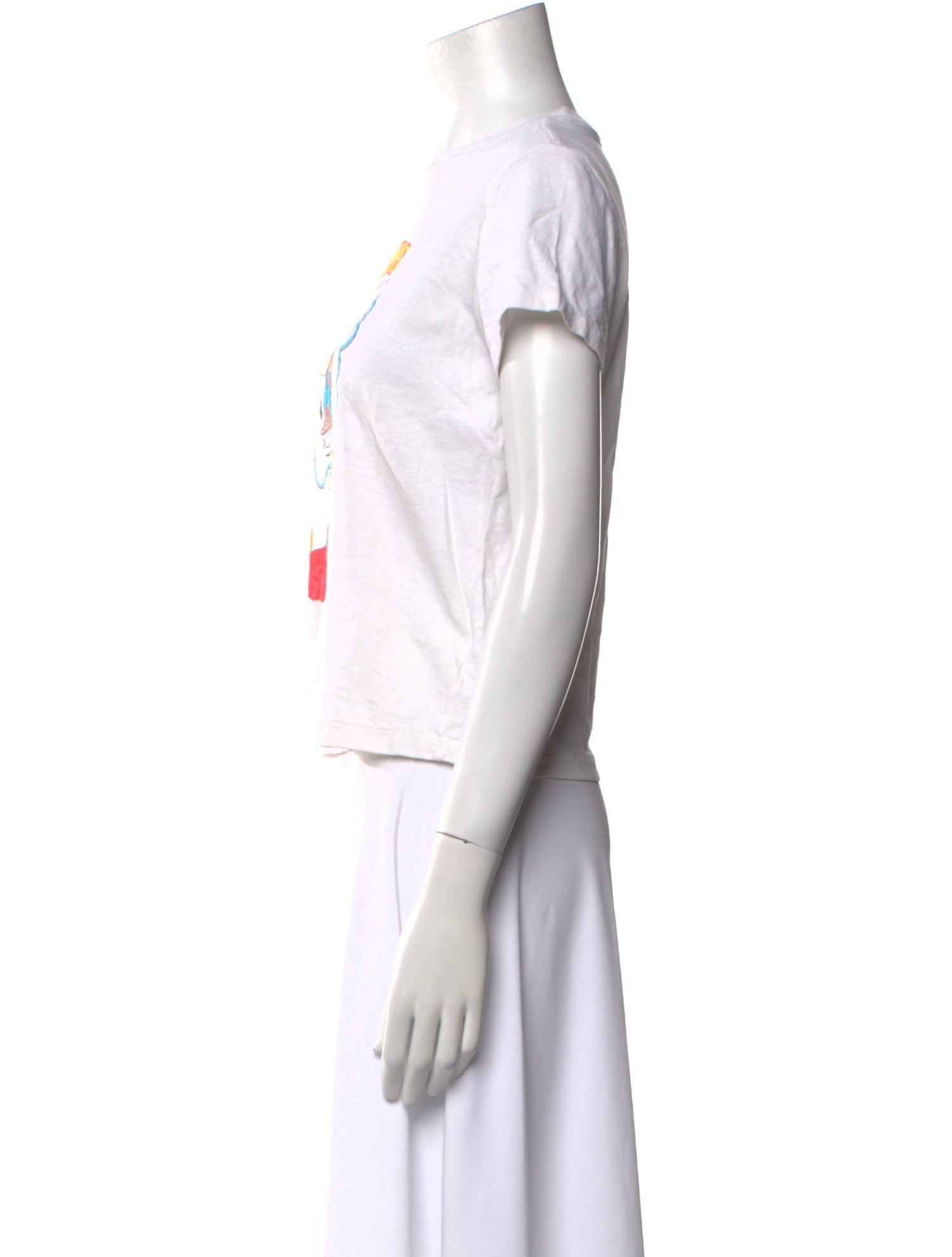 RE/DONE Graphic Print Crew Neck T-Shirt