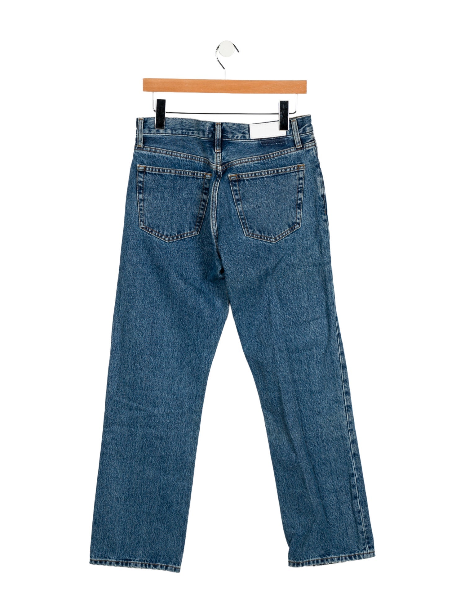 RE/DONE Mid-Rise Wide Leg Jeans