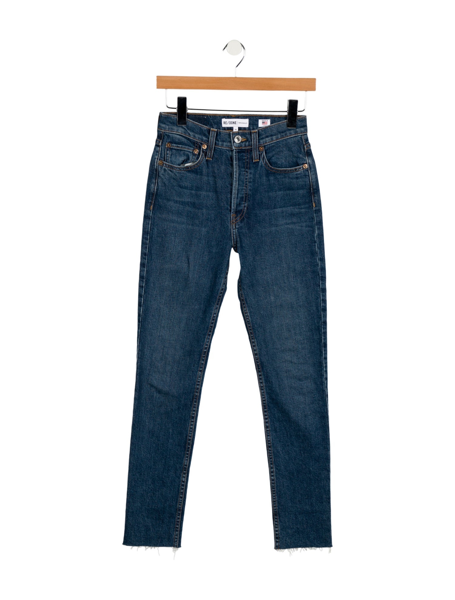 RE/DONE High-Rise Skinny Leg Jeans