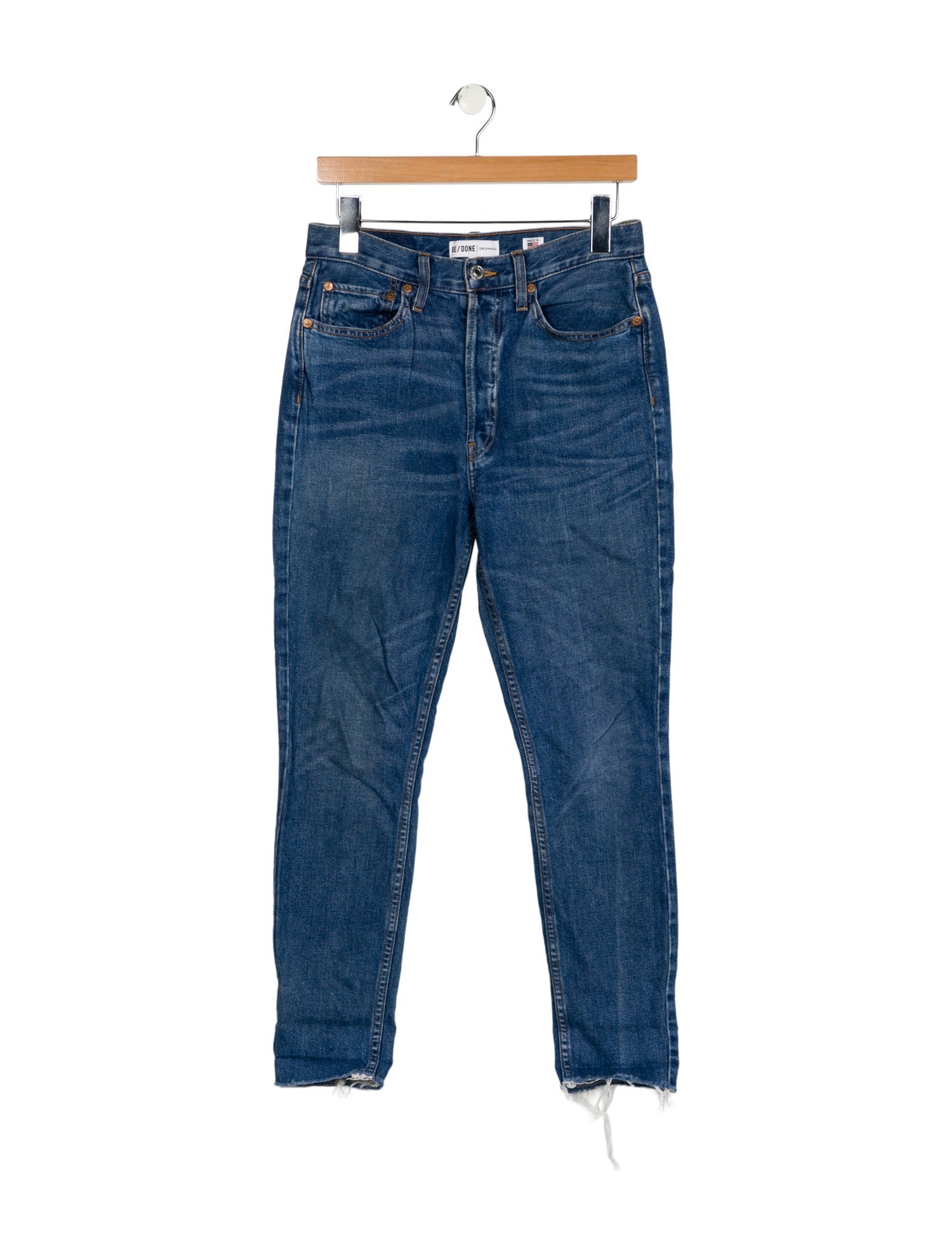 RE/DONE Mid-Rise Skinny Leg Jeans