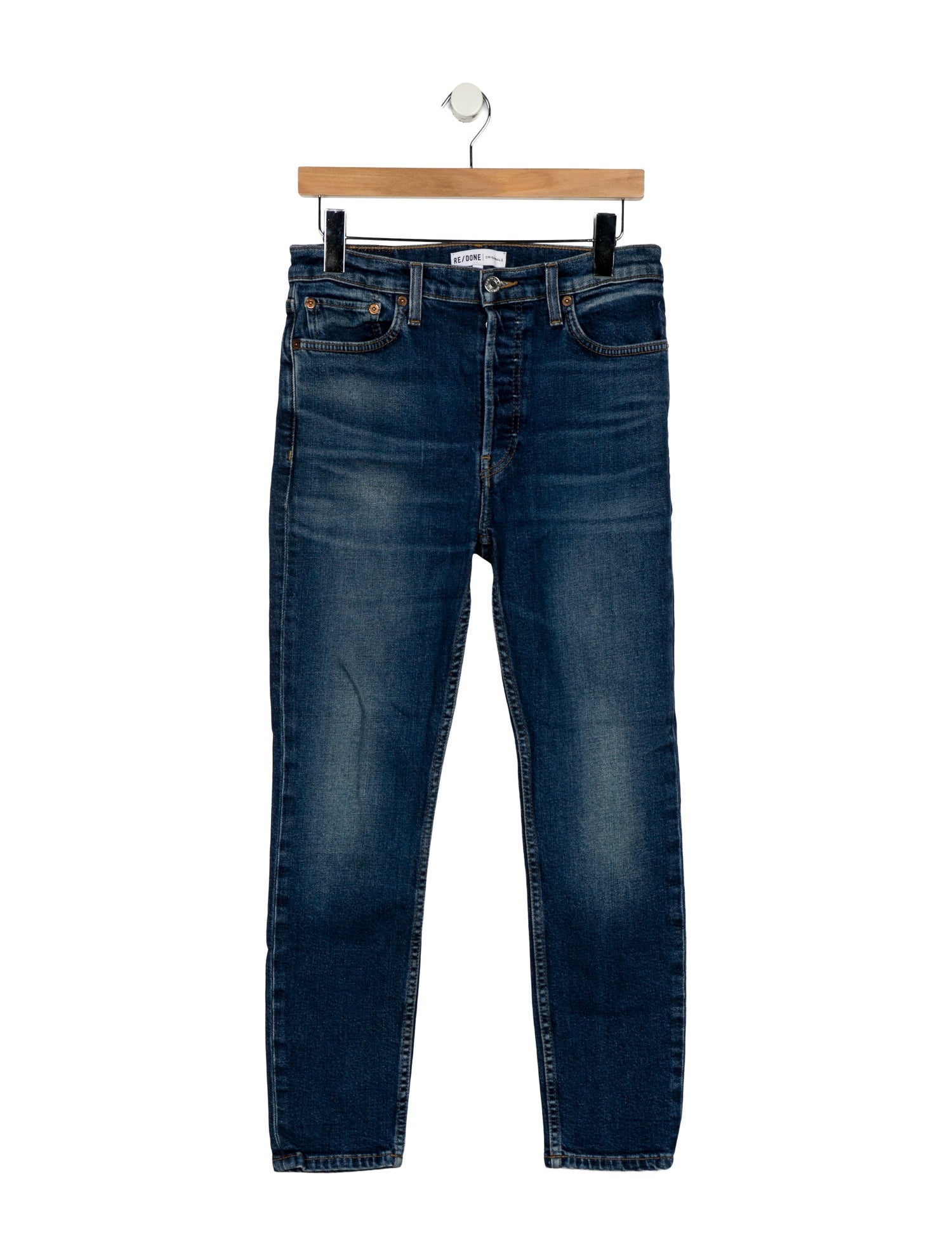 RE/DONE High-Rise Skinny Leg Jeans