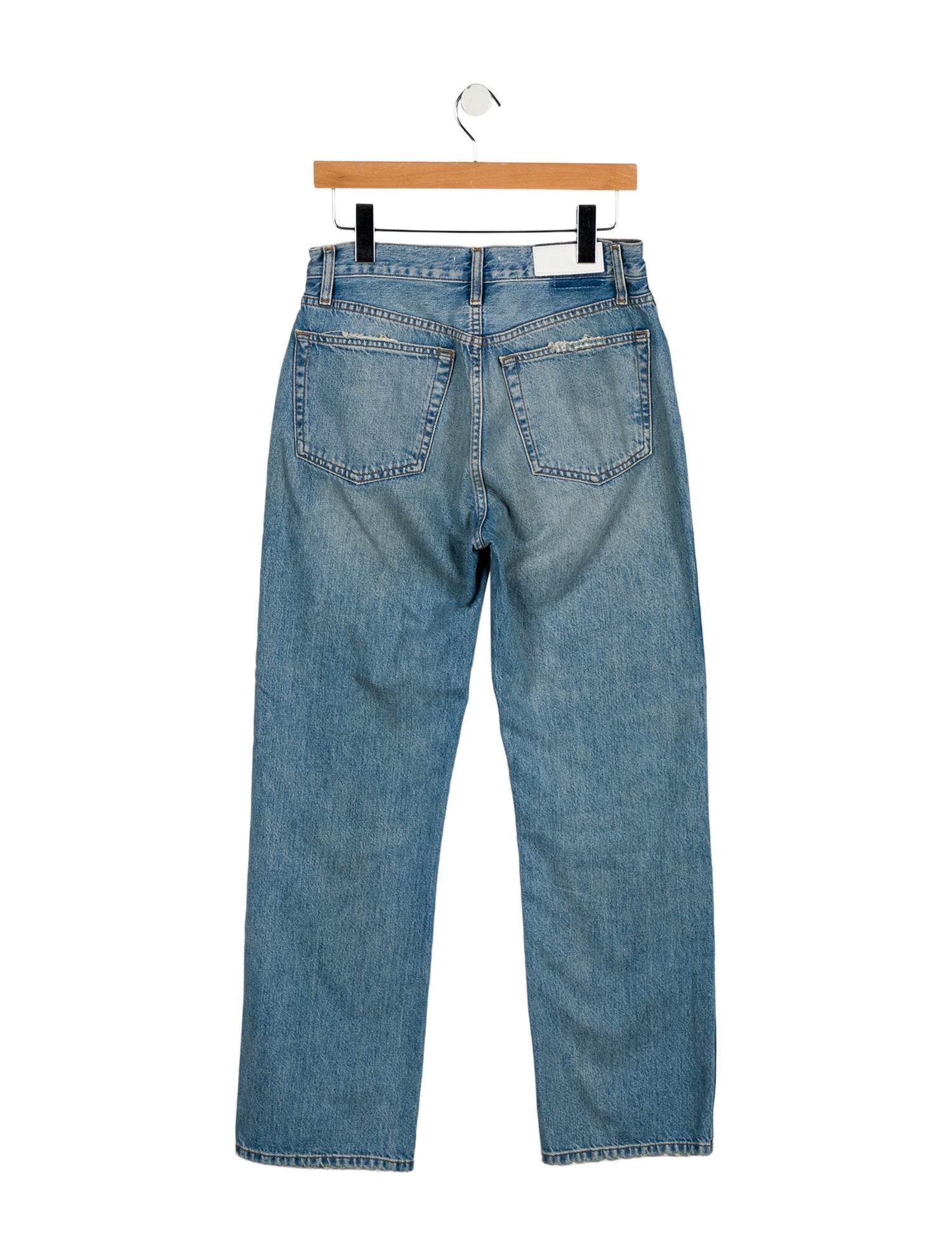 RE/DONE Mid-Rise Wide Leg Jeans