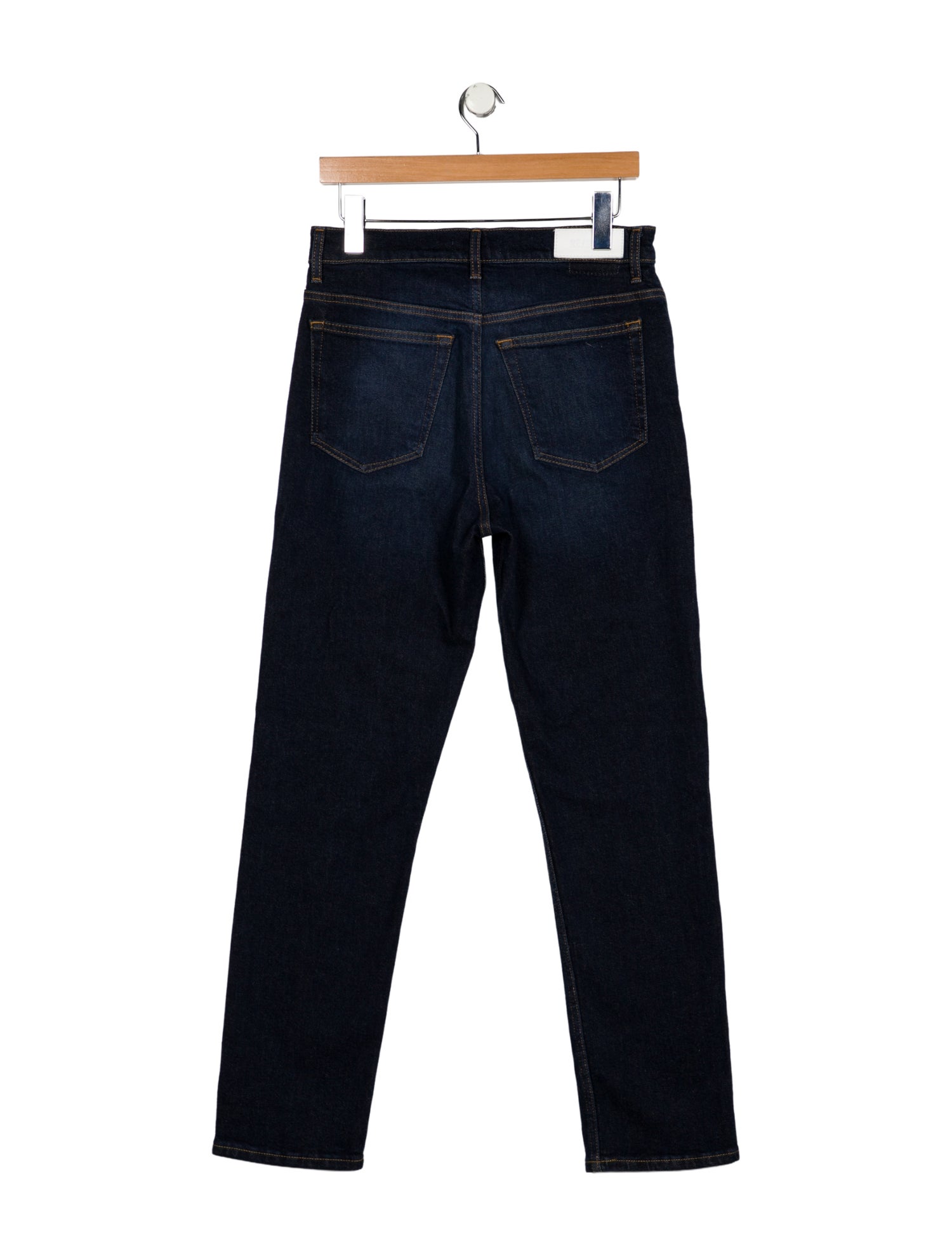 RE/DONE High-Rise Straight Leg Jeans